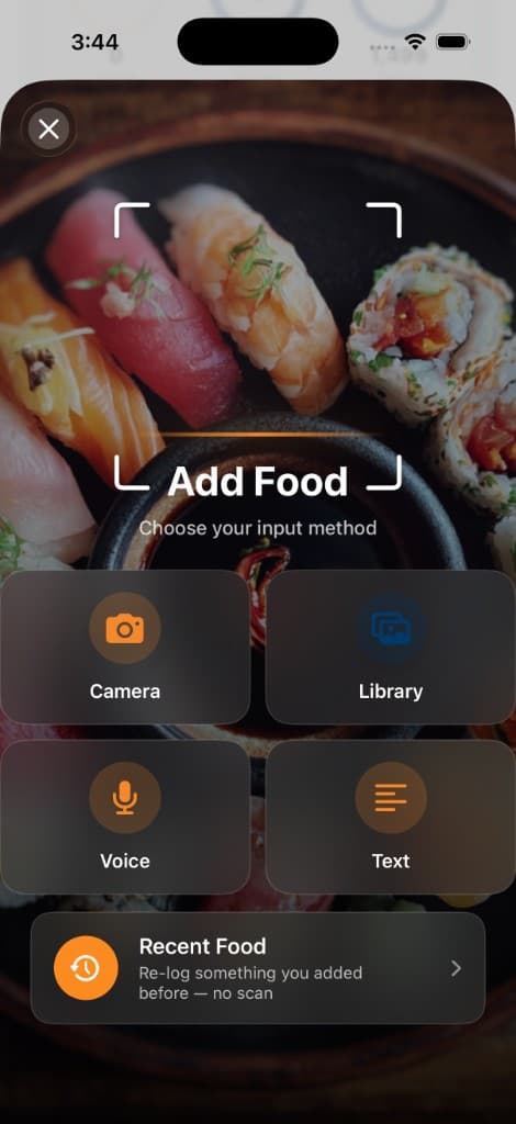 AI food recognition